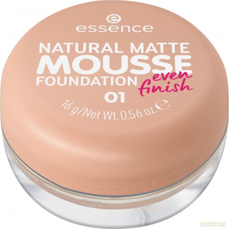 Natural Matte Mousse Foundation 16 g - Shade: 01