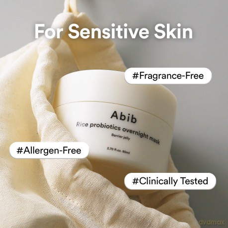 Night face mask with probiotics Barrier Jelly Rice Probiotics (Overnight Mask) 80 ml