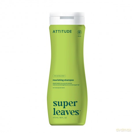 Nourishing shampoo for dry and damaged hair Super Leaves (Shampoo) 473 ml
