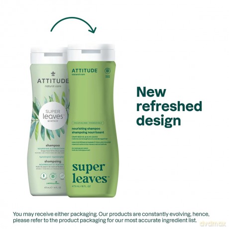 Nourishing shampoo for dry and damaged hair Super Leaves (Shampoo) 473 ml