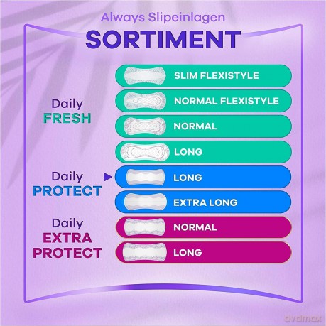 Panty liners Daily Protect Long 64 pcs