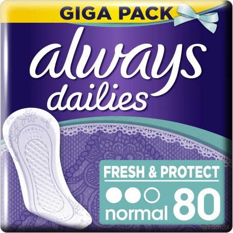 Panty liners Normal 80 pcs