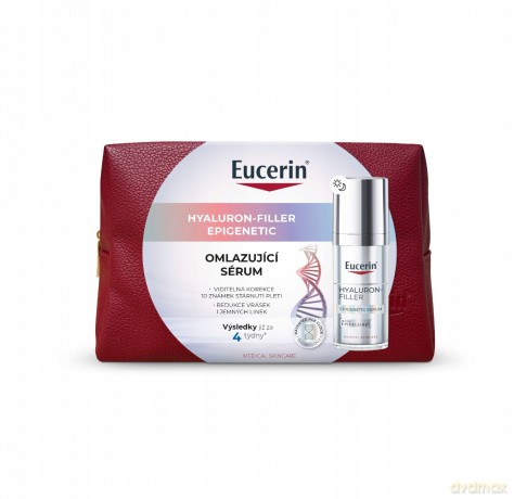Rejuvenating skin serum with cosmetic bag Hyaluron-Filler (Epigenetic Serum) 30 ml