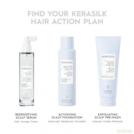 Revitalizing shampoo for thick and strong hair Kerasilk (Redensifying Shampoo) - Volume: 250 ml