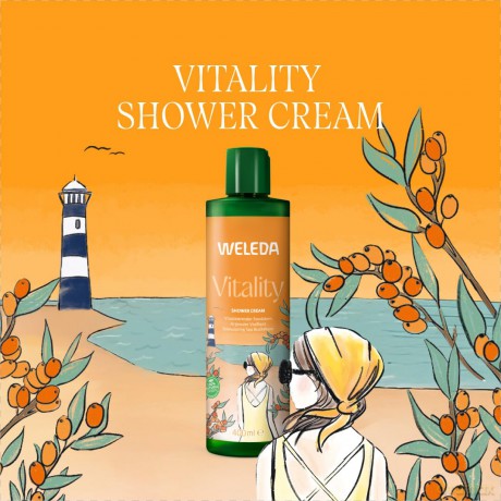 Sea buckthorn shower cream (Shower Cream) 400 ml