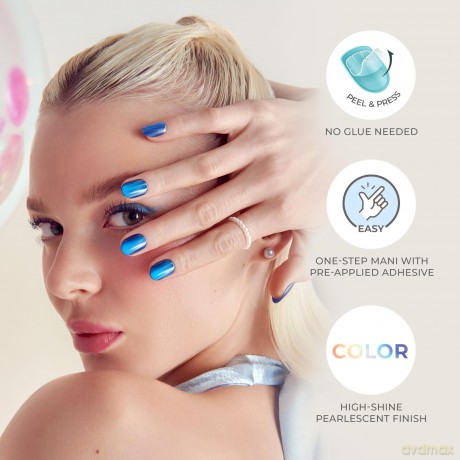 Self-adhesive nails imPRESS Color FX (Reconnect) 30 pcs