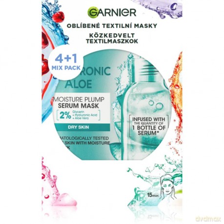 Set of fabric face masks Party Mix 4+1 pcs