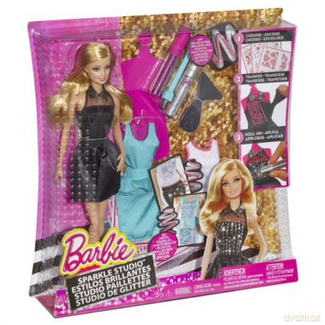 BARBIE Zestaw Brokatowe studio [ZABAWKA]