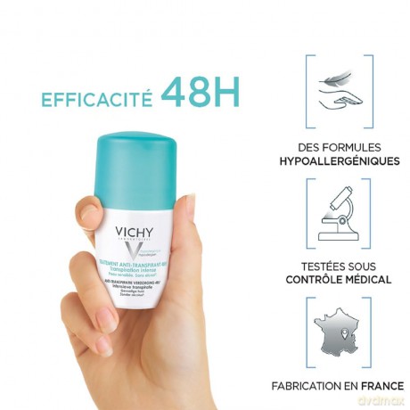 Set of roll-on deodorants against excessive sweating 2 x 50 ml