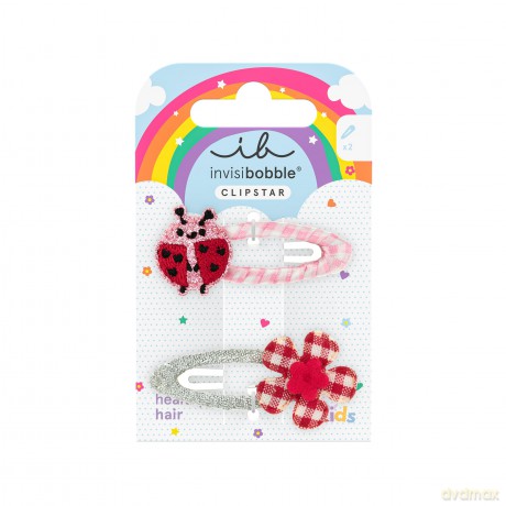 Snap Clip Kids Happy Ladybird Hair Clip 2 pcs
