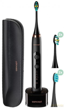 Sonic toothbrush with travel case Perfect Smile black ZK7011