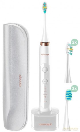 Sonic toothbrush with travel case Perfect Smile white ZK7010