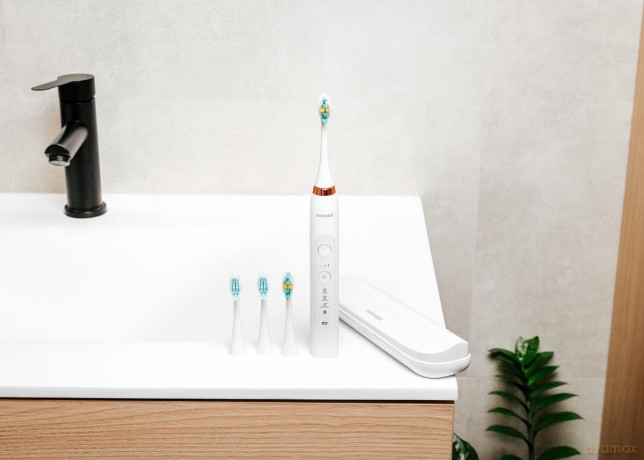 Sonic toothbrush with travel case Perfect Smile white ZK7010