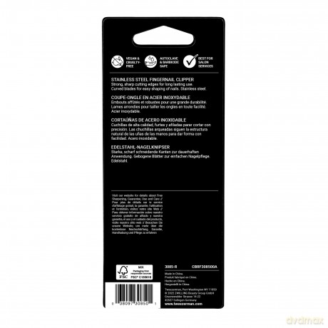 Steel nippers for nails (fingernail clipper)
