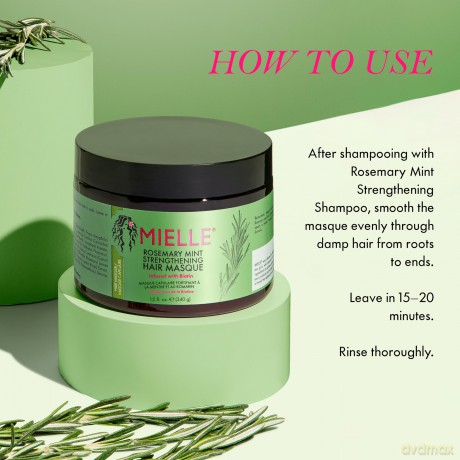 Strengthening Hair Masque Rosemary Mint 340 g - Volume: 340 g