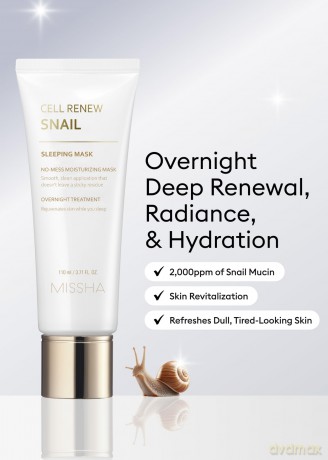 Super Aqua Cell Renew Snail Night Mask (Sleeping Mask) 110 ml