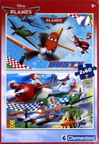 CLEMENTONI 2X60 el. Samoloty [PUZZLE]