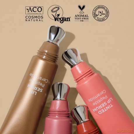 Tinted lip serum with peptides and ceramides (Tinted Lip Serum) 10 ml - Shade: Rosewood