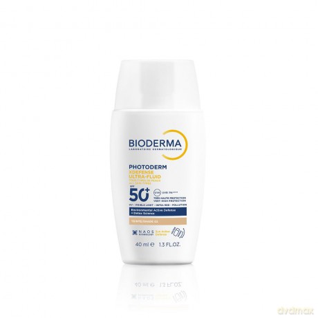 Tinted protective fluid SPF 50+ Photoderm (XDefense Ultra-Fluid Tinted) 40 ml - Shade: 02