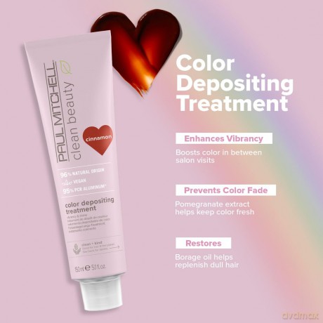 Toning hair mask Clean Beauty Cinnamon (Color Depositing Treatment) 150 ml