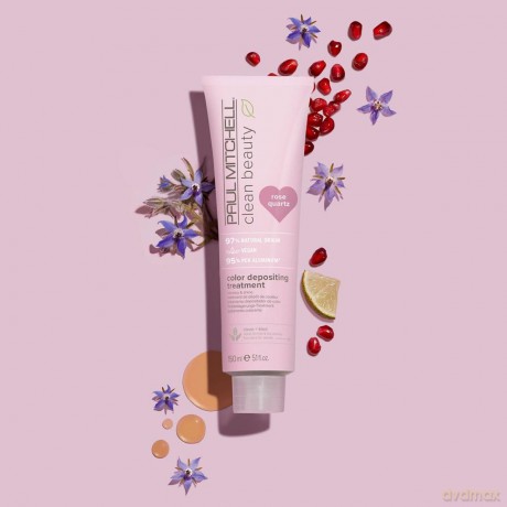 Toning hair mask Clean Beauty Rose Quartz (Color Depositing Treatment) 150 ml