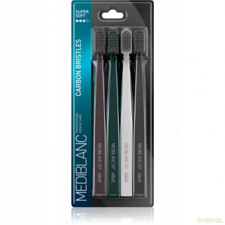 Toothbrush with carbon bristles 4 pcs