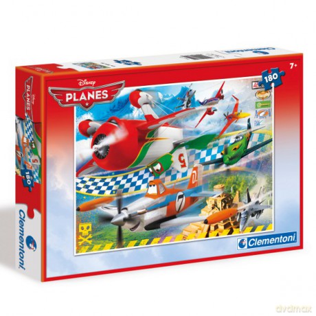 CLEMENTONI 180 EL. Samoloty [PUZZLE]