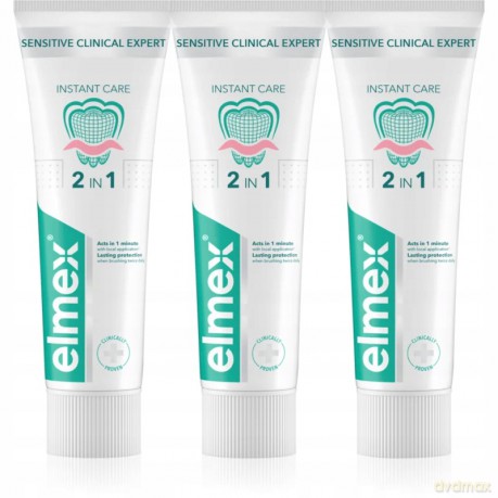 Toothpaste Sensitive Clinical Expert Instant Care Trio 3 x 75 ml