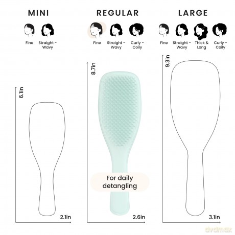 Ultimate Detangler Fine & Fragile Hair Brush Ice Blue