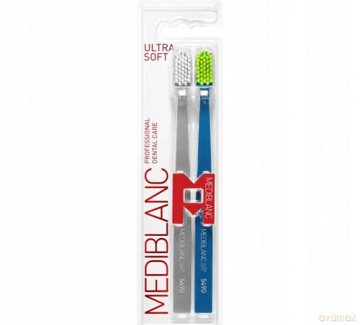 Ultra Soft Toothbrush Grey/Blue 2 pcs