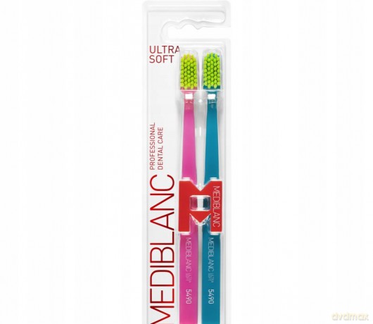 Ultra Soft Toothbrush Pink/Blue 2 pcs