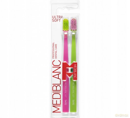 Ultra Soft Toothbrush Pink/Green 2 pcs