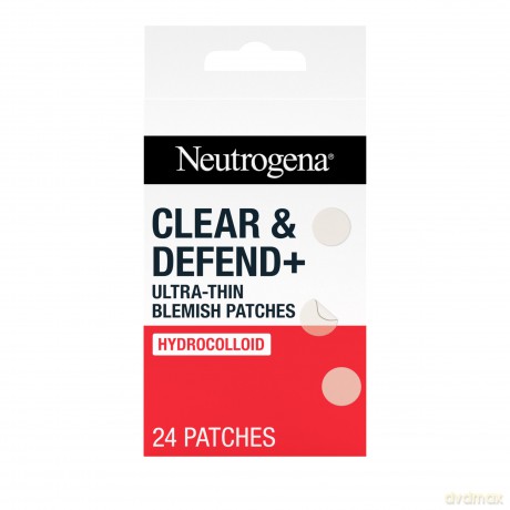 Ultra-thin patches for skin imperfections Clear & Defend+ (Blemish Patches) 24 pcs