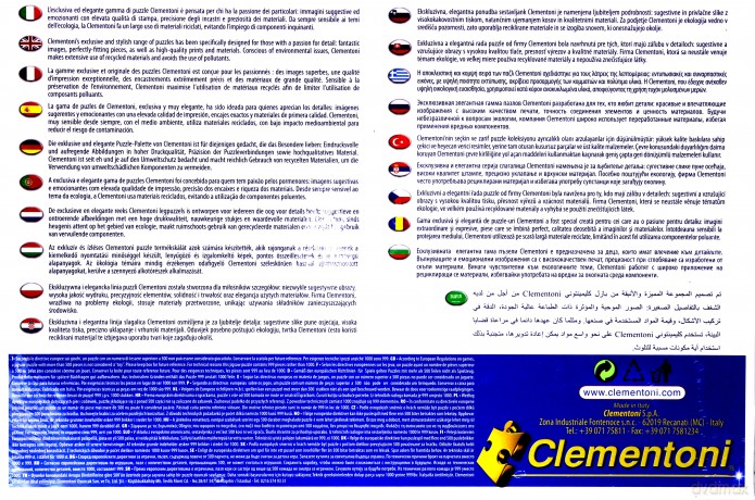 CLEMENTONI 500 2x1000 EL. Zwierzęta [PUZZLE]