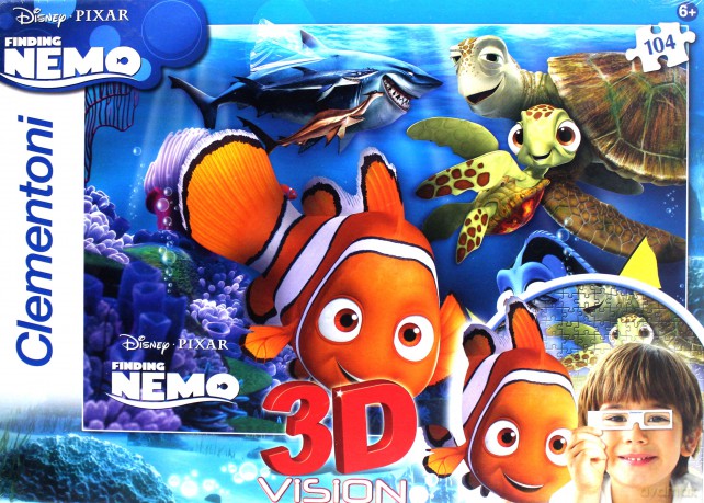 CLEMENTONI 104 el. 3D Nemo [PUZZLE]