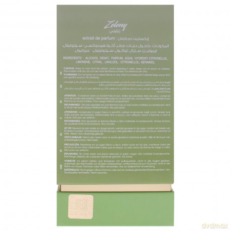 Zeleny - parfmovan extrakt - Volume: 100 ml