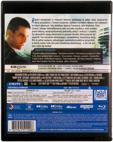 Raport mniejszości [Blu-Ray 4K]+[Blu-Ray]