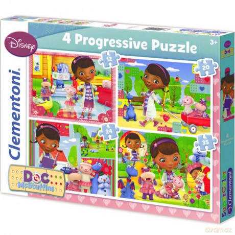 CLEMENTONI 12+20+24+35 EL. Doc.McStuffin [PUZZLE]