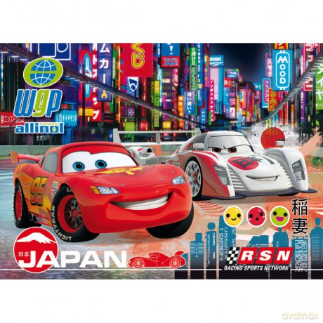 CLEMENTONI 104 EL. MAXI Cars 2 [PUZZLE]