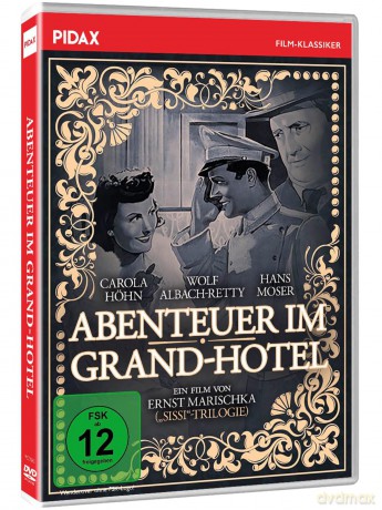 Abenteuer im Grand-Hotel Komödie von 1943 - Eine Filmkomödie der 40er Jahre österreichischer, deutscher Klassiker - Nostalgische DVD für dein Heimkino Original auf Deutsch [DVD]