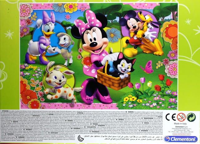 CLEMENTONI 2x20 el. Myszka Minnie [PUZZLE]