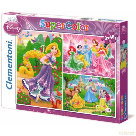 CLEMENTONI 3x48 EL. Księżniczki [PUZZLE]