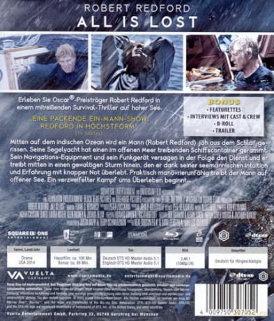All is Lost [Blu-Ray]