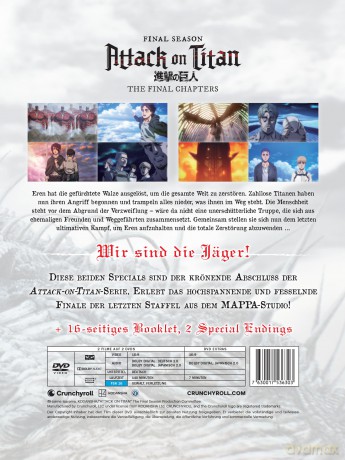 Attack on Titan Final Season - 4. Staffel - The Final Chapters - DVD [DVD]