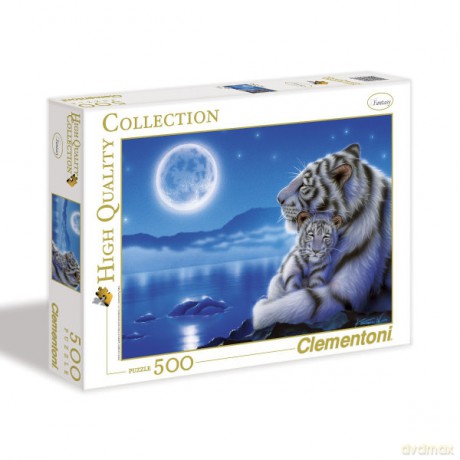 CLEMENTONI 500 EL. Tygrysy [PUZZLE]