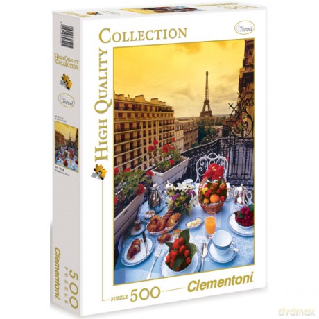 CLEMENTONI 500 EL. Śniadanie w Paryżu [PUZZLE]