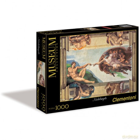 CLEMENTONI 1000 EL M.Anioł Stworz Adama [PUZZLE]