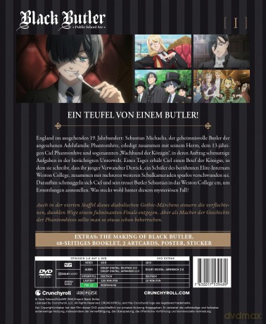 Black Butler: Public School Arc - Staffel 4 - Vol.1 - [DVD]