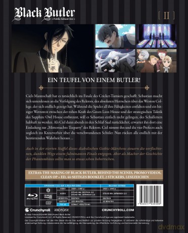 Black Butler: Public School Arc - Staffel 4 - Vol.2 - [Blu-Ray]