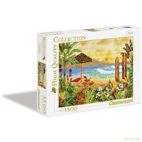 CLEMENTONI 1500 EL. Wyspa Surferów [PUZZLE]